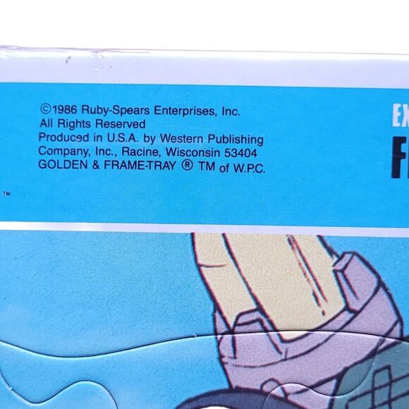 Vintage1986 CENTURIONS PUZZLE Frame Tray Puzzle COMPLETE Still sealed - Picture 3 of 5